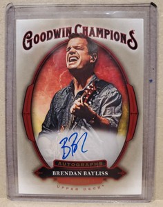 2020 Upper Deck UD Goodwin Champions BRENDAN BAYLISS AUTO Autograph Signature