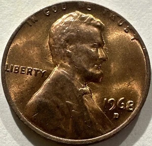 1968-D Lincoln Cent error multiples errores - Picture 1 of 9