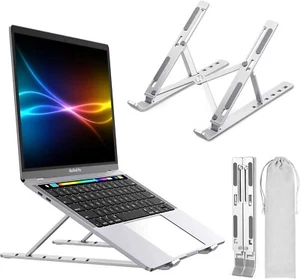 Portable Laptop Stand Adjustable Holder For iPad MacBook Air HP, Tablet Notebook - Picture 1 of 7
