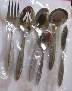 CELEBRATION Reed & Barton 8 Piece Serving Set Select Stainless Flatware Unused - Picture 1 of 5
