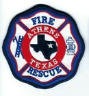 Athens (Henderson County) TX Texas Fire Rescue Dept. patch - NEW!