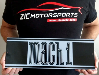 Letrero de metal de garaje Ford Mustang MACH 1 35" X 12" Foto 1 de 4