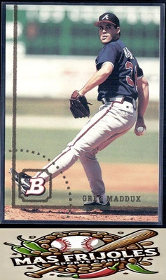 1994 Bowman Greg Maddux #245 HOF Atlanta Braves - Image 1 of 2