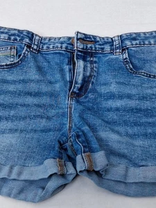 Wonder Nation Size 14 Girl's Denim Blue Short's 71% Cotton - Picture 1 of 7