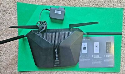 NETGEAR Nighthawk AX6 6-Stream AX4300 Wi-Fi Router RAX45-100NAS - Image 1 of 4