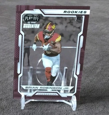 2022 Panini Chronicles Playoff Momentum Rookies Brian Robinson Jr. #PMR-25 (RC) - Image 1 of 2
