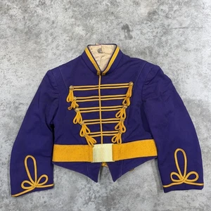 Vintage Uniforms by Ostwald Jacket Youth Small Purple Gold Marching Band Hussar - Picture 1 of 7