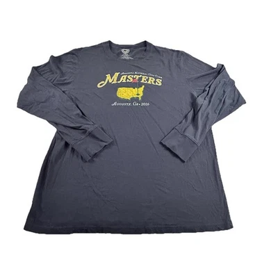 Camisa Masters Para Hombre XL Azul Marino Augusta National 2016 Golf Manga Larga '47 Marca Foto 1 de 4