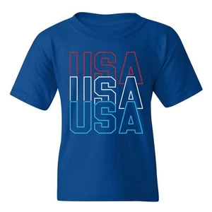 USA Independence Day - 4th of July Youth Unisex T-shirt - Picture 1 of 4
