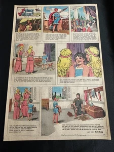 #F13u PRINCE VALIANT von Harold Foster Sonntag ganzseitiger Streifen 25. August 1968 - Bild 1 von 1