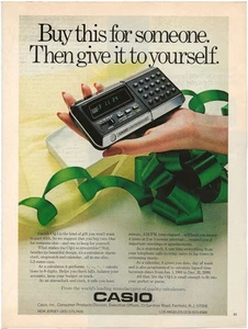 Vintage Print Ad Casio CQ-1 Buy This For Someone. Then Give It To Yourself 1977 - Picture 1 of 5
