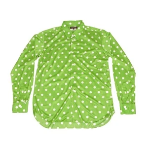 COMME des GARCONS HOMME PLUS Polyester Dot Long Sleeve Shirt Size S(K-150383) - Picture 1 of 12