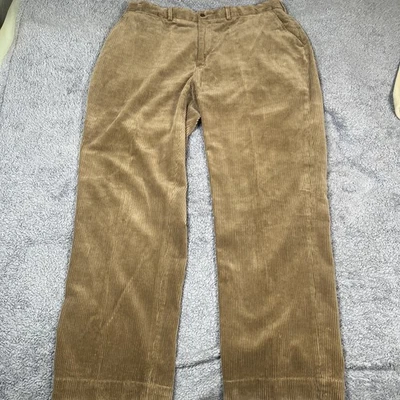 Polo Ralph Lauren Corduroy Pants Men’s Size 38x32 Stretch Classic Fit Tan Brown - Image 1 of 4