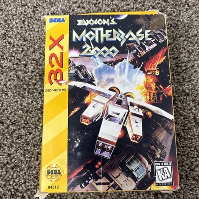 Zaxxon’s Motherbase 2000 Sega 32x Genesis CIB  Game With Box & Manual - Image 1 of 4