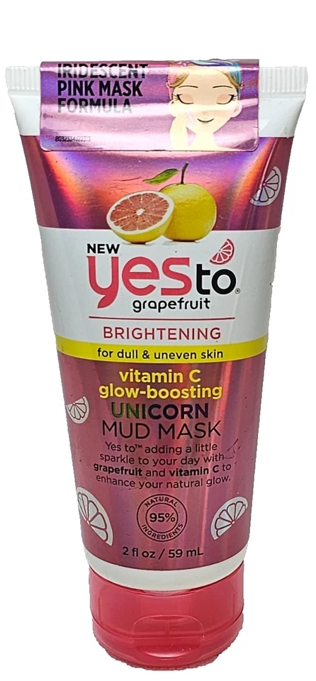 Vitamin C Unicorn Mud Mask Brightening For Dull & Uneven Skin PINK MASK FORMULA - Image 1 of 2