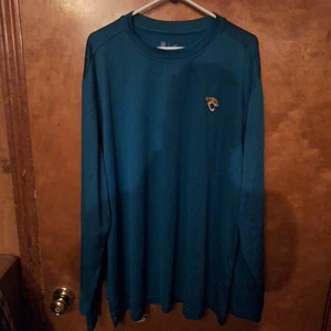 Jacksonville Jaguars Nike NFL On Field Long Sleeve Shirt Men's 3XL Teal EUC - Picture 1 of 11
