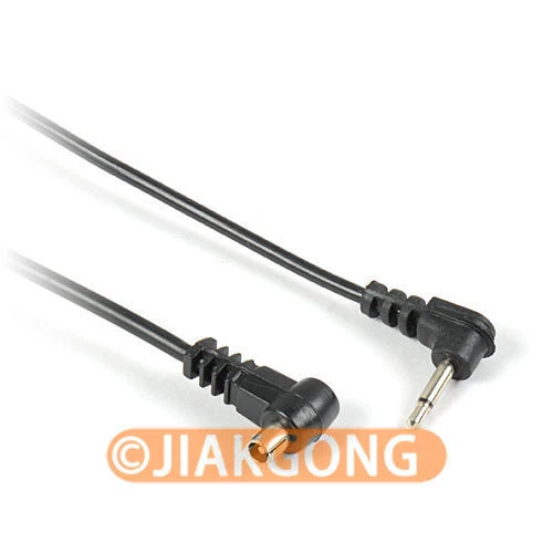 12" 12 inch 2.5mm to Male FLASH PC Sync Cable Cord - Image 1 of 2