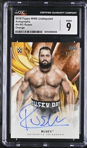 TOPPS | RUSEV 16/99 A-RU | WWE UNDISPUTED AUTOGRAPHS | CGC GRADED 9 MINT - Bild 1 von 4