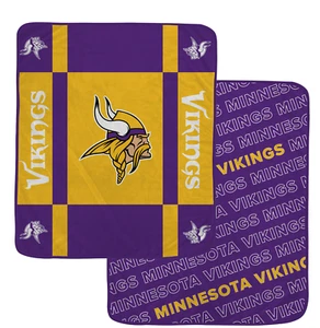 Minnesota Vikings NFL Pegasus 60x70 Reverse Block Ultra Lux Soft Throw Blanket - Picture 1 of 1