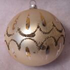 Vintage West Germany Glass Christmas Ornament Dark Mica Old Farmhouse Style 3.5"
