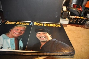 Original colour poster Shane Douglas & ricky steamboat 55 by 43 inches wcw nwa - Imagen 1 de 15