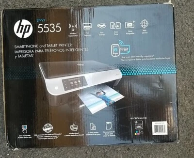 HP Envy 5535 Wireless PRINT SCAN WEB Printer SMARTPHONE & TABLET E-PRINTER NEW - Image 1 of 4