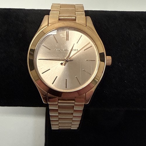 Orologio da donna Michael Kors MK3197 Runway quadrante oro rosa acciaio inox