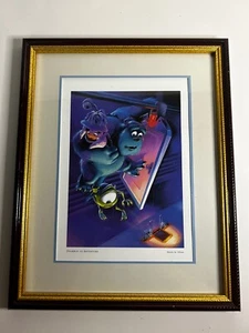 Disney Monsters Inc. Pixar Framed print - Doorway To Adventure - Picture 1 of 2