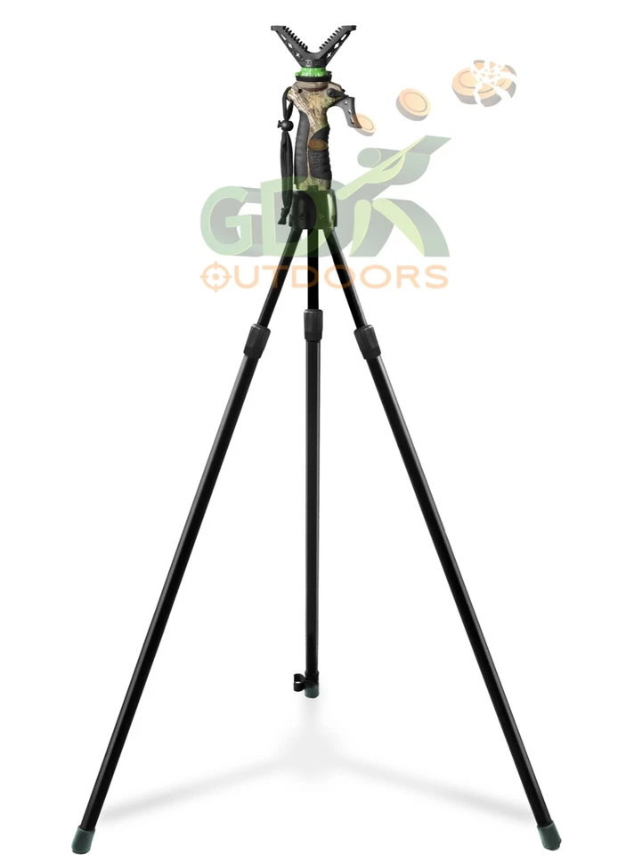 GDK,GEN 3, DEER FIERY, TRIGGER SHOOTING STICK,EXTENDING, HUNTING,STALKING,CAMERA - Image 1 of 1