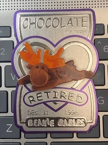 TY Beanie Babies Series 3 Silver Chocolate Retired Card 2163 / 3600 m/nm / bx147 - Picture 1 of 2