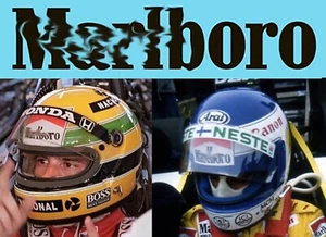 1/5 Decals per Ayrton Senna 1988 or Keke Rosberg 1985  Casco TBD356 - Picture 1 of 1