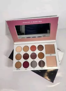 Paleta de sombras de ojos e iluminadores Morphe X Manny Mua Glam: 2 reflejos/12 ojos nueva en caja - Imagen 1 de 6