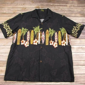 Royal Creations XL Hawaiian Shirt Surfboards Button Front Short Sleeves - Picture 1 of 10