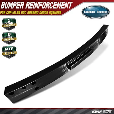 Rear Bumper Reinforcement for Chrysler 200 2011-2014 Sebring Dodge Avenger Steel - Image 1 of 4