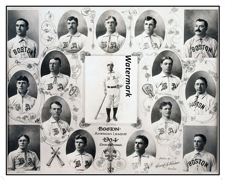 MLB 1904 Boston Red Sox Team Picture American League Champs  8 X 10 Photo  - Image 1 of 1