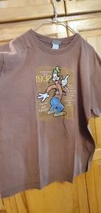 Disney Happy Go Lucky Goofy T-Shirt, Farbe hellbraun, Größe X-Large - gebraucht, in einwandfreiem Zustand - Bild 1 von 5