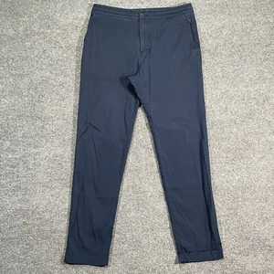 Lululemon Pants Mens 31x28 Tapered Fit Carry On Stretch Blue Golf Outdoor - Picture 1 of 10