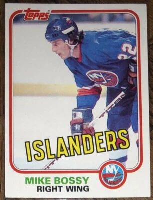1981-82 TOPPS HOCKEY MIKE BOSSY CARD - Image 1 of 2
