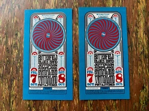 Folleto de concierto original de Grateful Dead 1966 + postal psicodélica Winterland - Imagen 1 de 5