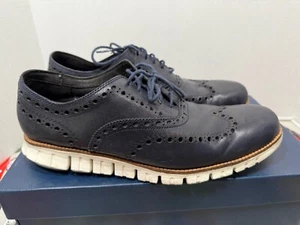 Lotto Cole Haan Zerogrand e lunar taglia 10 10,5 blu navy e nero Oxford sneaker a coda di rondine - Foto 1 di 12