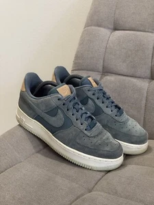 Nike Air Force 1 Low Hasta Suede Women's Shoes Green White Sz US-8 896185-301 - Picture 1 of 15