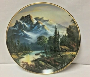Franklin Mint Mountain Retreat by Ron Hoff 1992 Collector Plate Numbered EUC!  - Picture 1 of 10