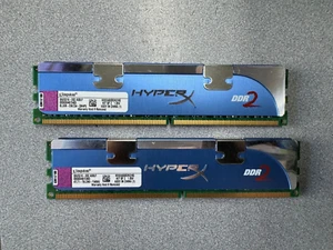 Kingston HyperX 4GB (2X2GB) DDR2 800 DESKTOP MEMORY Fully tested KHX6400D2K2/4G - Picture 1 of 1