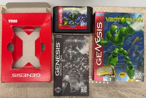 Vectorman (Sega Genesis, 1995) CIB mit Box und Handbuch - Top Zustand! - Bild 1 von 10