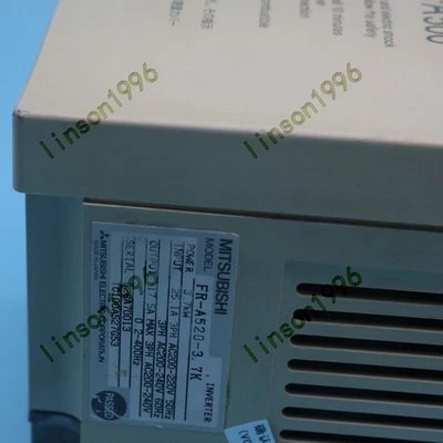 ONE used Mitsubishi inverter FR-A520-3.7K 220V Tested It In Good Condition - Image 1 of 4