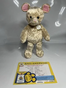 Build-a-Bear Jahr der Maus 2008 Sternzeichen Chinesisches Neujahr Plüsch Ratte + Papiere - Bild 1 von 8