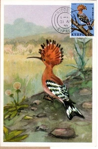 926+ FDC CARTE 1er JOUR CHYPRE HUPPES - Picture 1 of 1