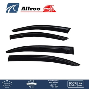 Window Vent Visor Sun Rain Wind Guards For Honda Civic 2012-2015 Sedan 4-Door - Picture 1 of 10
