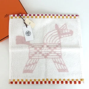 Authentic HERMES Animo Natte Hand towel cotton[Used] - Picture 1 of 5