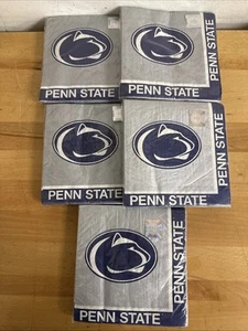 Penn State Nittany Lions NCAA College Sports Party Napkins - 5 Packs Of 20 - Picture 1 of 5